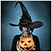 Cappello Da Strega Costume Di Halloween 3 Pezzi Nero 45 X 45 Cm - Foto miniatura 4