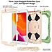 Custodia Per Ipad 6/5 9.7"" Con Supporto E Tracolla Verde - Foto miniatura 3