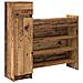 Armadio per scarpe Legno Vecchio 100.5x28x100 cm Legno Solido - Foto miniatura 1