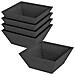 Vaso a Ciotola da Giardino 5 pcs Nero 40 x 40 x 15 cm Acciaio - Foto miniatura 1