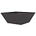 Vaso a Ciotola da Giardino 5 pcs Nero 40 x 40 x 15 cm Acciaio - Foto miniatura 7