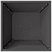 Vaso a Ciotola da Giardino 5 pcs Nero 40 x 40 x 15 cm Acciaio - Foto miniatura 8