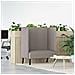 Divano alto Talpa 109 x 56 x 121 cm Tessuto - Foto miniatura 2