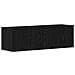 Set mobile TV 5 pcs Rovere nero 100 x 30 x 30 cm - Foto miniatura 7