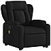Poltrona Alzapersona Massaggiante Reclinabile Nera in Tessuto - Foto miniatura 4