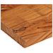 Piano per Tavolo 60x50x2,5cm Rettangolare Legno Massello Acacia - Foto miniatura 6