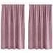 Tende oscuranti  con nastro superiore 2 pezzi in velluto rosa scuro - Foto miniatura 1