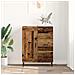 Credenza con cassetto Legno vecchio 69,5 x 34 x 90 cm - Foto miniatura 4
