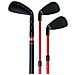 Putter Da Golf Telescopico Regolabile A 3 Sezioni Per Chipping Red - Foto miniatura 3