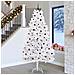 Albero di Natale Artificiale con Rami Pieghevoli Bianco 270 cm - Foto miniatura 2