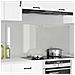 Rivestimento da Cucina 2 pcs Trasparente 70 x 60 cm - Foto miniatura 2