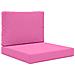Cuscino per divano da esterno 2 pcs Rosa Poliestere - Foto miniatura 1