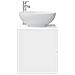 Mobile Lavabo da Parete Bianco 49,5 x 44,5 x 66,5 cm - Foto miniatura 3