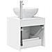 Mobile Lavabo da Parete Bianco 49,5 x 44,5 x 66,5 cm - Foto miniatura 4