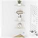 Mensola sospesa con lo scaffale 4 pcs Bianco 18 x 18 x 2 cm - Foto miniatura 2