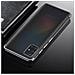 Custodia In Tpu Gel Con Cornice Galvanica Trasparente Per Samsung Galaxy A72 4g, Colore Nero. - Foto miniatura 2