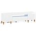 Mobile TV LED Bianco Lucido Legno ingegnerizzato - Foto miniatura 1