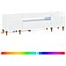 Mobile TV LED Bianco Lucido Legno ingegnerizzato - Foto miniatura 3