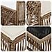 Set Divano da Giardino 5 pz Beige e Bianco Crema polyrattan - Foto miniatura 7