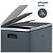 Pattumiera A Pedale, 54 L, 3 Scomparti 18l, Grigio Scuro - Foto miniatura 4