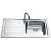 SP791S-2 Serie Alba Lavello da incasso in Acciaio Inox Satinato con 1 Vasca Dimensioni 79 x 50 cm - Foto miniatura 4
