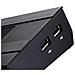 SST-NB02B SST-NB02B Noble Breeze Aluminium Notebook Cooler with 10/100 Base-T- (RJ-45) Connector, Audio, Microfon, 5x USB 2.0 as well as Charger for Mobile Phone, black - Foto miniatura 9