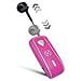 Auricolare Bluetooth Universale Bh Snail Monofonico con Cavo Riavvolgibile Colore Rosa - Foto miniatura 2