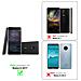 Custodia Compatibile Con Nokia 6 In Nero Carbone - Coperchio Protettiva Con Chiusura Magnetica, Funzione Stand E Tasca Per Le Carte - Foto miniatura 2