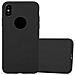 Custodia Compatibile Con Apple Iphone X / Xs In Candy Nero - Coperchio Protettivo In Silicone Tpu Flessibile - Foto miniatura 1