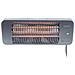 Riscaldatore Da Esterno A Parete Lugo 2000 W Quartz Grigio - Foto miniatura 6