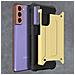Cover Samsung Galaxy S21 Plus Protezione Bi-materia Anti-caduta Oro - Foto miniatura 4