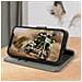 Custodia Per Apple Iphone 12 Copertina Portacarte Funzione Supporto Grigia - Foto miniatura 2