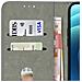 Custodia Per Apple Iphone 12 Copertina Portacarte Funzione Supporto Grigia - Foto miniatura 3