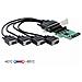 Pci Express Card To 4 X Serial Rs-232 With Voltage Supply - Serieller Adapter - Pcie Low-profile - Rs-232 X 4 - Grn (89938)  - Foto miniatura 2