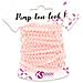 6 Nastri Glitter 6 M - Rosa Marshmallow - Foto miniatura 1