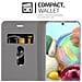 Custodia Compatibile Con Samsung Galaxy A71 5g In Grigio Nero - Coperchio Protettiva Con Chiusura Magnetica, Funzione Stand E Tasca Per Le Carte - Foto miniatura 4