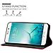 Custodia Compatibile Con Meizu Pro 7 In Rosso Mela - Coperchio Protettiva Con Chiusura Magnetica, Funzione Stand E Tasca Per Le Carte - Foto miniatura 2