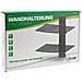 Supporto parete, per DVD, Bluray, Ricevitore SAT, fino a 8kg, nero - Foto miniatura 3