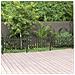 Staccionata con Montanti 3 pz in WPC 614x80 cm - Foto miniatura 1
