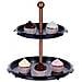 Bh-6776 Alzata Per Dolci A Due Piani Per Snack E Dessert - Foto miniatura 1