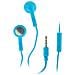 Auricolare Stereo Jack 3.5mm Universale Con Microfono Blu Per Android Ios Iphone Microsoft - Foto miniatura 1