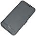 Custodia Real Leather Flip Cover Per Samsung Galaxy S6 G920f Black - Foto miniatura 1
