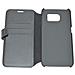 Custodia Real Leather Flip Cover Per Samsung Galaxy S6 G920f Black - Foto miniatura 3