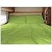 Completo Lenzuola Camper Roulotte 100% Cotone Personalizzabile Tinta Unita Singolo Verde Acido - Foto miniatura 1