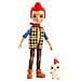 Redward Rooster Doll & Cluck Animal Friend Figure, Bambola Piccola Da 6 Pollici Con Bandana, Maglietta, Jeans E Scarpe, Ottimo Regalo Per Bambini Dai 3 Agli 8 Anni - Foto miniatura 1