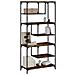Libreria Rovere Fumo 81x36x176 Cm In Legno Multistrato - Foto miniatura 3