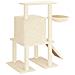 Albero Per Gatti Con Tiragraffi In Sisal Crema 96,5 Cm - Foto miniatura 4