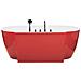 Vasca Da Bagno Freestanding Rotso 170 X 80 Cm Rosso - Foto miniatura 5