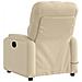 Poltrona Reclinabile Massaggiante Elettrica Crema In Tessuto - Foto miniatura 4