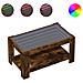 Tavolino Salotto Con Led Rovere Fumo 93x53x45 Cm Multistrato - Foto miniatura 2